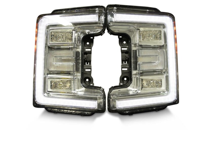 2017+ Ford Super Duty OEM LED Headlights, high quality LED Headlights brought to you by The HID Factory.