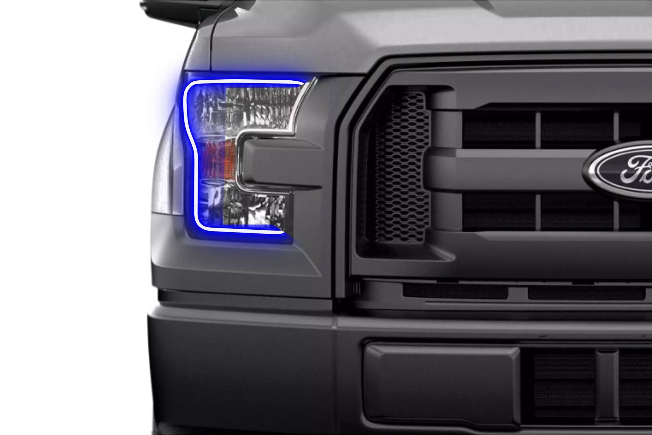 Ford F150 W/O OEM LED (15-17): Profile Fitted Halos (RGB)