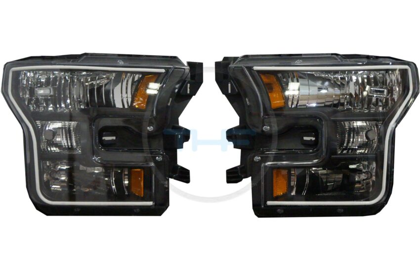 2015-2016 Ford F150 Headlights w/DRL LED Colorshift Switchback, the best HID Headlight kits.