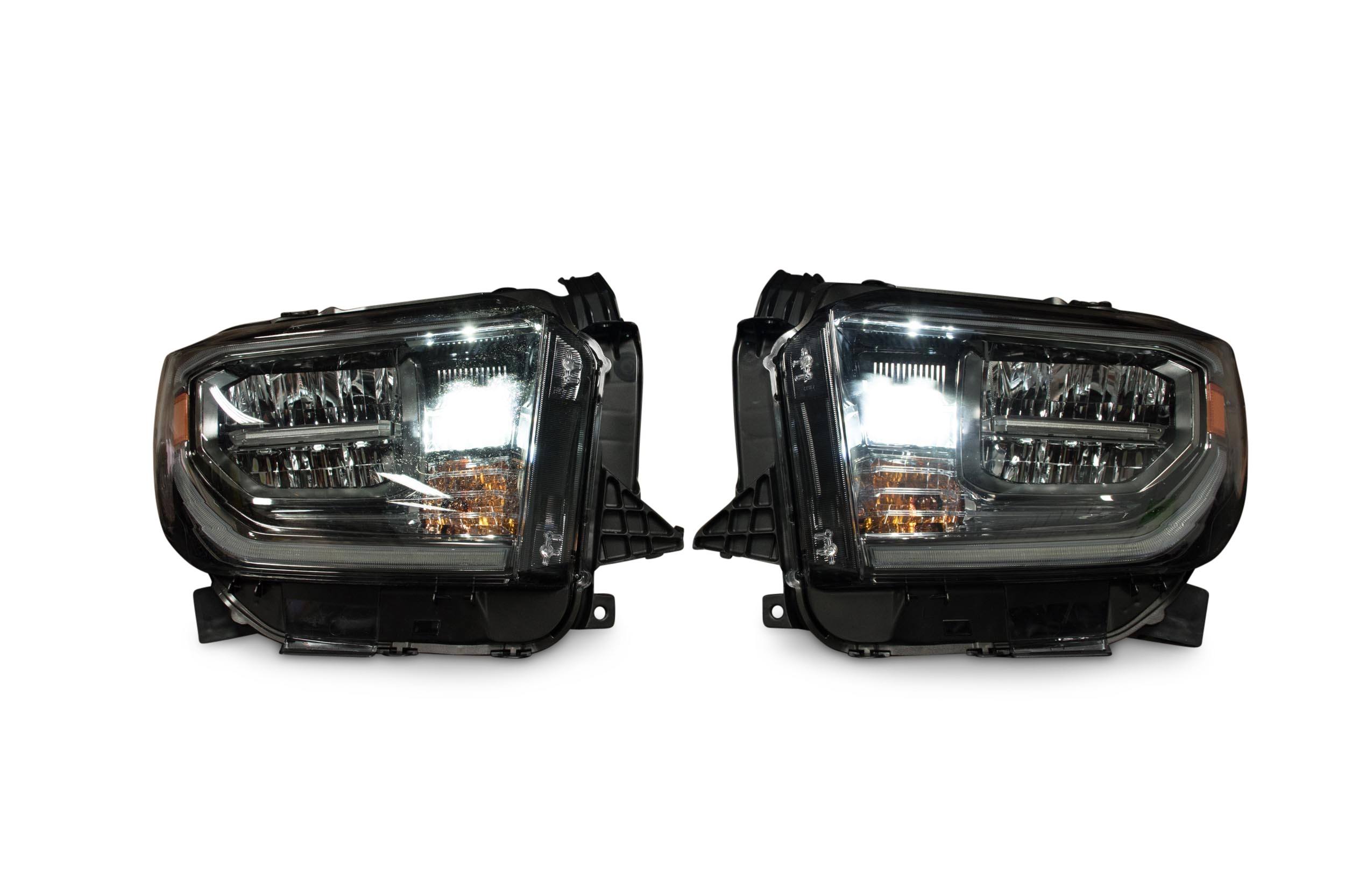 Pair: 2018+ Toyota Tundra OEM LED Headlights - The HID Factory