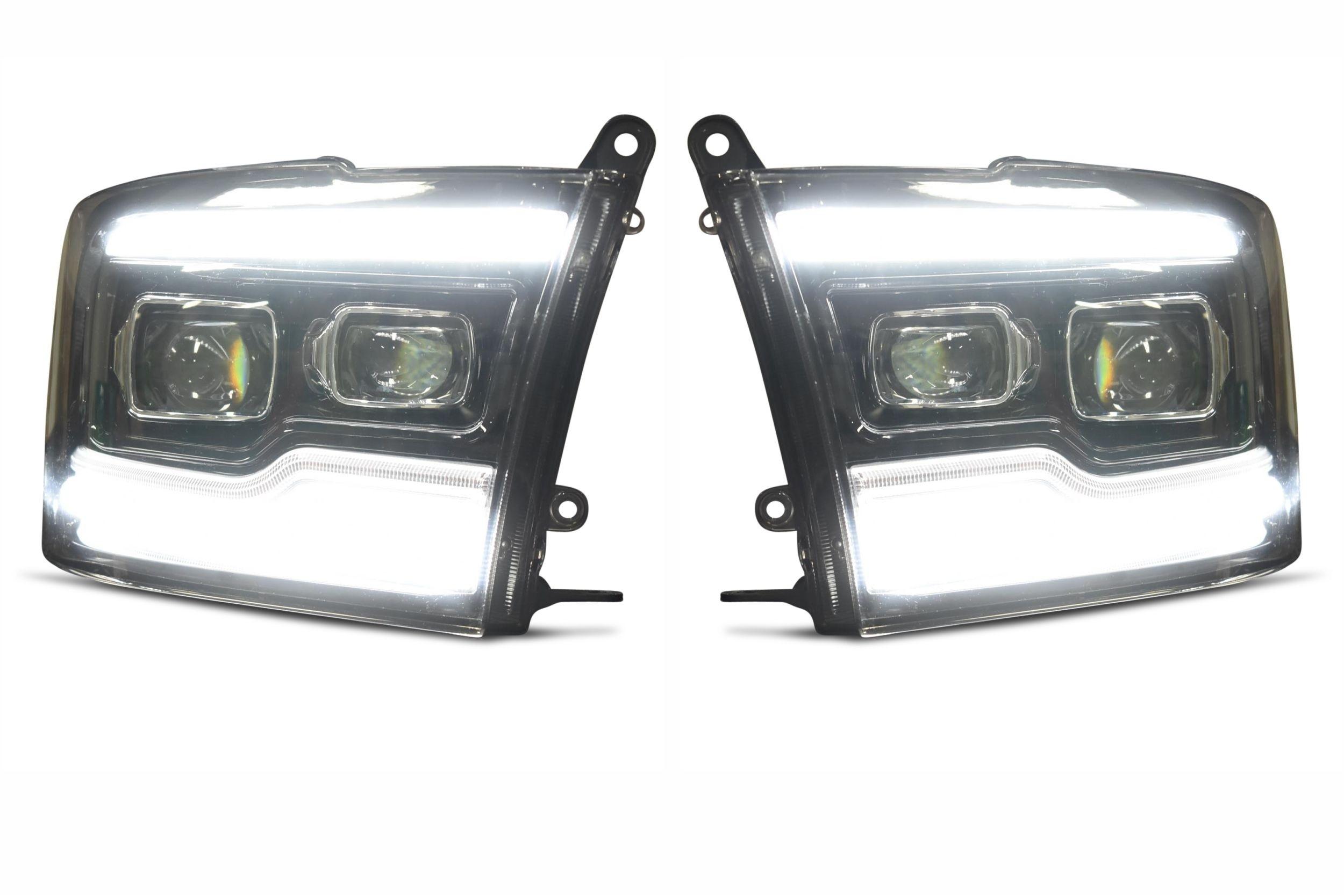 For Dodge Ram 1500 2500 3500 2009-2018 Combo LED Headlight Fog Light Bulbs 8000K 