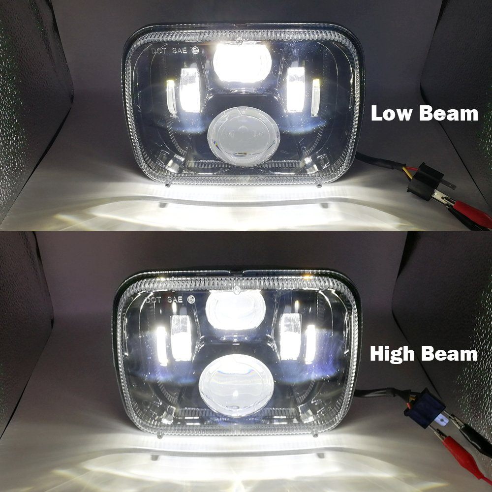 THF 110W Osram Chips 5x7 Inch LED Headlights Sealed Beam High&Low  Beam(H6054 6054 XJ H5054 H6054LL 6052 6053) 2pc - The HID Factory